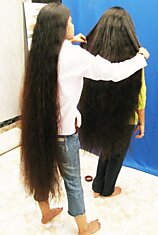 Семья с самыми длинными волосами