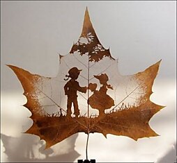 Резьба по листьям или листовой карвинг (leaf carving)