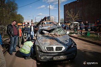 Взрыв газопровода в Москве (37 фото)