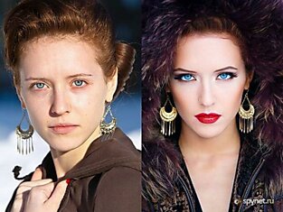 Чудеса макияжа: до и после (10 фото)