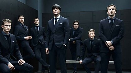 Сборная Германии по футболу в рекламной кампании HUGO BOSS