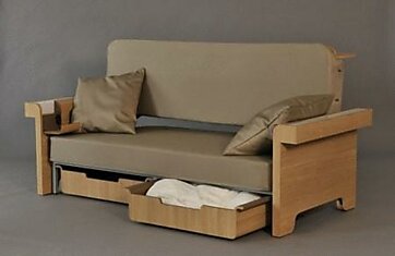 Многофункциональный диван для маленькой квартиры