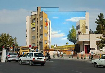 Тегеранский стрит-арт  Мехди Гадьянлу (Mehdi Ghadyanloo)
