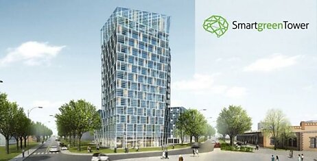 Smart Green Tower – многоэтажный экодом, питающий энергией соседние здания