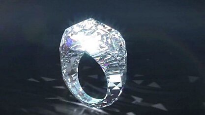 Первое и единственное в мире полностью бриллиантовое кольцо