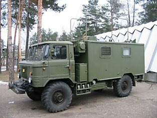 Командно-штабная машина ГАЗ-66 из бумаги