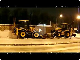 Как убирают снег в Санкт-Петербурге