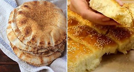 Турецкий хлеб в форме стеганого одеяла пеку вечером, а утром нахожу лишь крошки, супруг не теряет время зря
