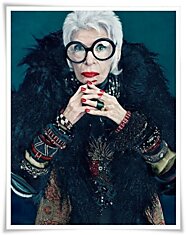 90-летняя модница Айрис Апфель (Iris Apfel).