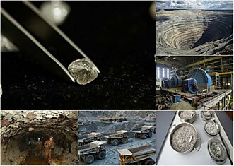 Как в России добывают алмазы (21 фотография)