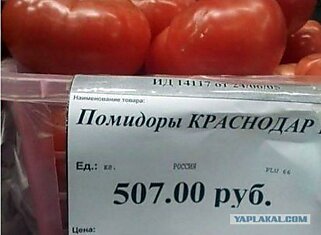 Цены на продукты в Московии