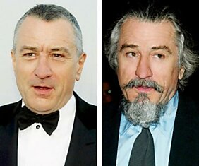 Знаменитые мужчины до и после бритья