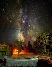 Звездное небо в горах Троодос