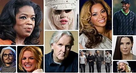 100 самых влиятельных знаменитостей по рейтингу журнала «Forbes»