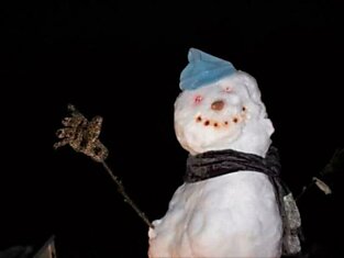 Снеговик, который напугает любого