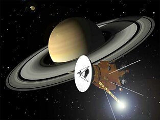 Станция Cassini передала новые фото спутника Сатурна