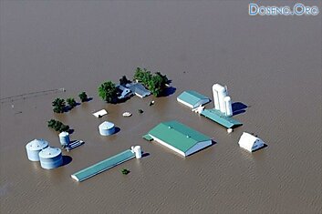 Сильнейшее за последние 15 лет наводнение в Америке