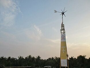 Дешевый портативный ветряк из Индии