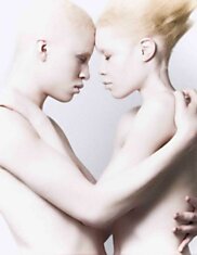 Модели-альбиносы все больше входят в мир моды