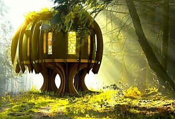 Сказочный лесной дом Quiet Treehouse от Джона Льюиса