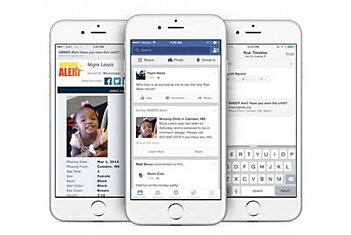 Facebook теперь будет помогать в поиске пропавших детей
