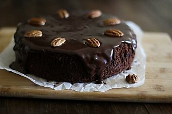 Палео Шоколадный торт —БЕЗ рафинированного сахара и глютена