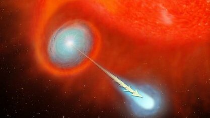 «Хаббл» увидел звезду, «стреляющую» шарами плазмы