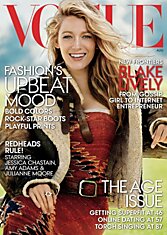 Блейк Лайвли в августовском номере американского Vogue