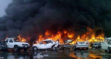 Авария в ОАЭ (5 фотографий)
