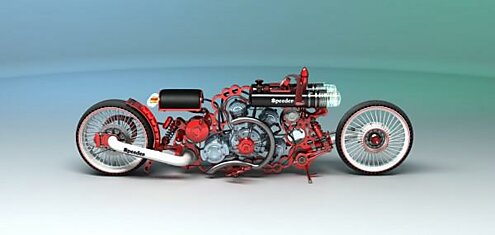 Футуризм, стимпанк и не только в дизайне мотоциклов