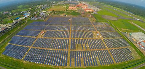 Индийский аэропорт Кочин полностью перешёл на солнечную энергию