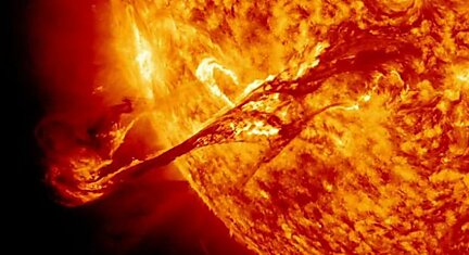 Выброс массы Солнца