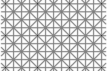Сногсшибательная иллюзия с точками, которые невозможно увидеть одновременно