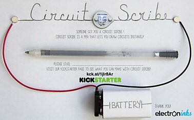 Шариковая ручка для создания токопроводящих рисунков собрала на Kickstarter 477 тысяч долларов вместо 85 тысяч