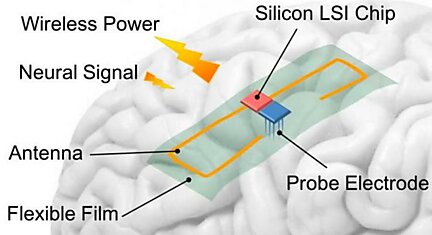Японцы сделали устройство для беспроводной передачи электроэнергии в мозг