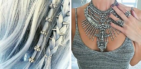 Модный цвет сезона осень-зима — 2016: обожаю металлик и серебристые украшения!