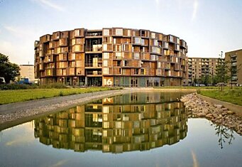 Экологичное студенческое пространство в Университетском городке в Копенгагене
