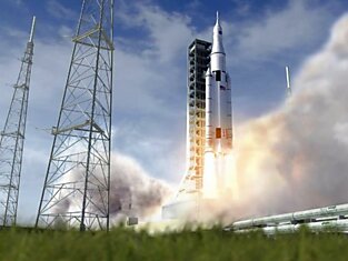 Самая мощная ракета-носитель в мире: видео модели процесса сборки SLS