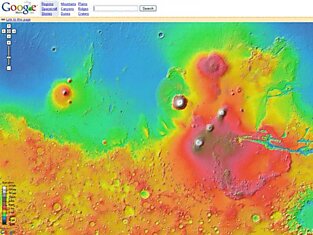 Google объявил об официальном открытии карты Марса
