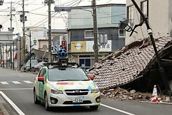 Японскую зону отчуждения можно увидеть на Google Street View
