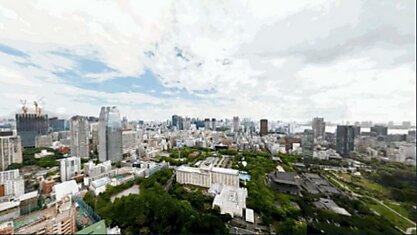 Панорама Токио с разрешением в 600 000 пикселей