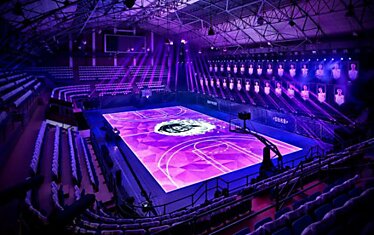 Уникальная баскетбольная площадка «NIKE LED»