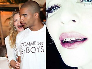 Мадонна украсила свои зубы золотом и бриллиантами