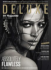 Камила Алвес в черно-белой фотосессии для журнала Deluxe