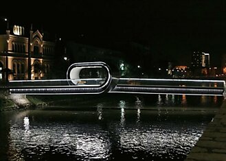 «Спешите медленно». Мост Festina Lente bridge в Сараево