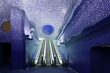 Впечатляющее метро в мире