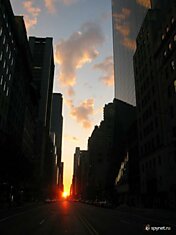 Манхэттенхендж: закат в Нью-Йорке (33 фото)