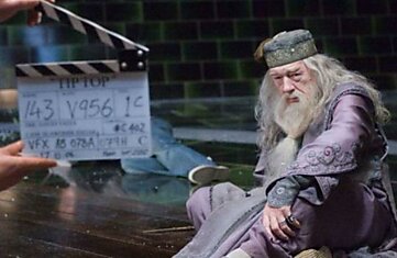 Интересные фотографии со съемок фильма «Гарри Поттер»