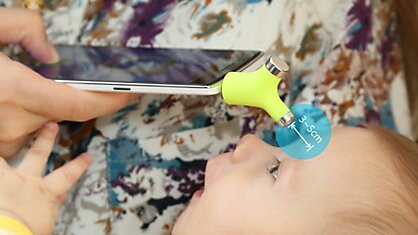 Термометр Wishbone измерит температуру ребенка, воздуха или напитка