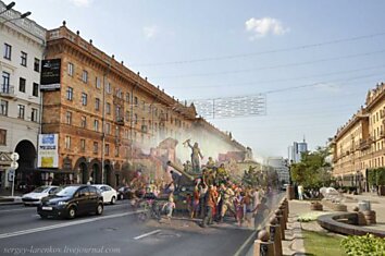 Минск в годы Великой Отечественной войны vs сегодня (40 фото)